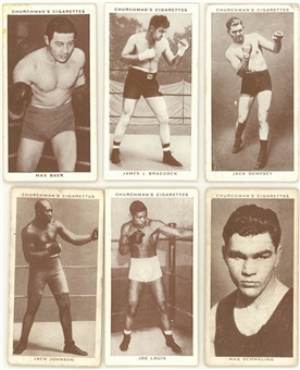 1938 W.A. & A.C. Churchman "Boxing Personalities" Complete Set (50)